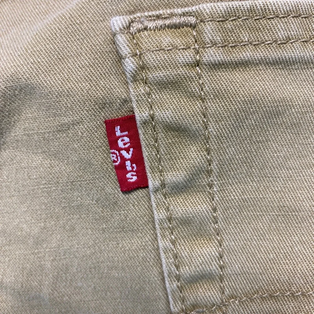 Levis 514 Straight Fit Khaki Tan Pants Mens 40x30 Cotton Stretch
